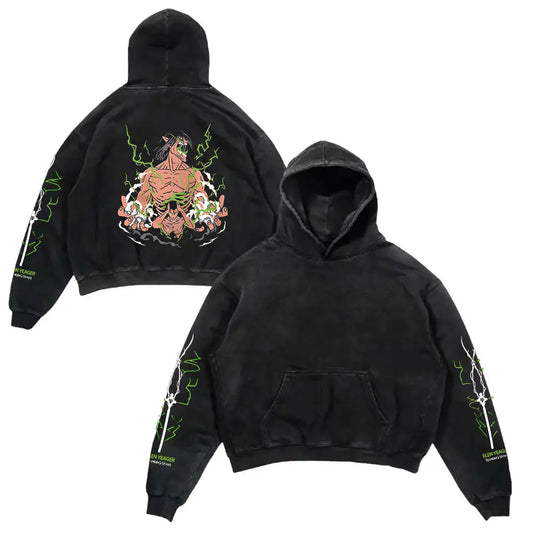 Titan Power-Vintage Black Pullover